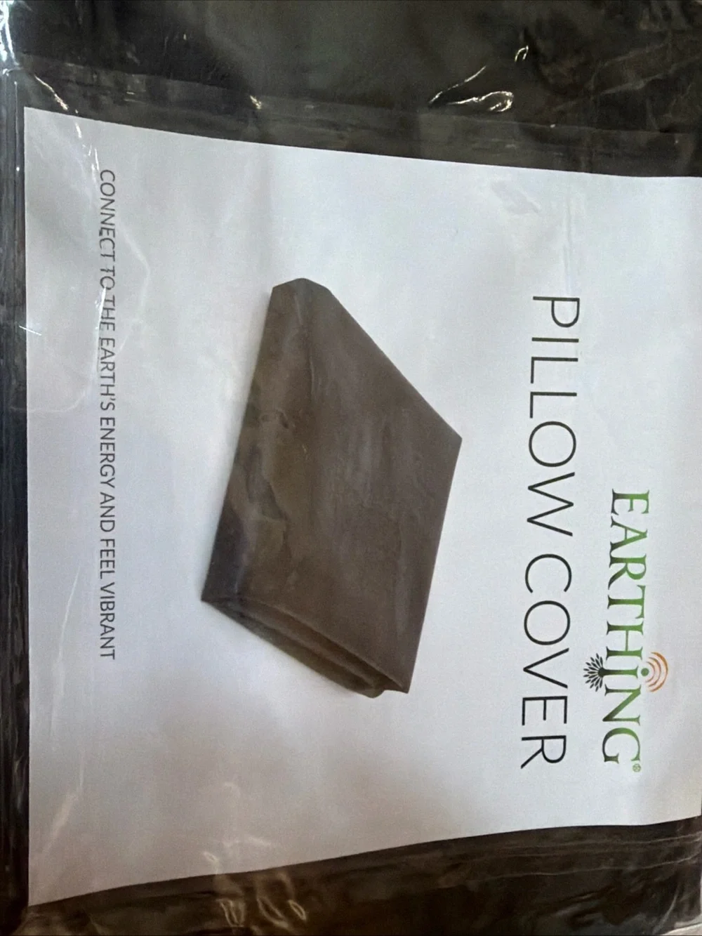 Earthing black pillow
